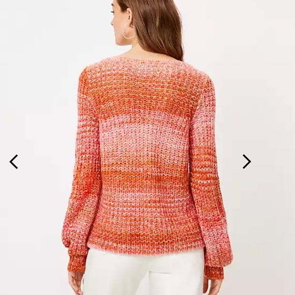 NWT LOFT Spacedye sweater (S) - Picture 3 of 3